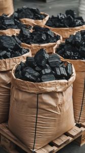 Уголь в мешках